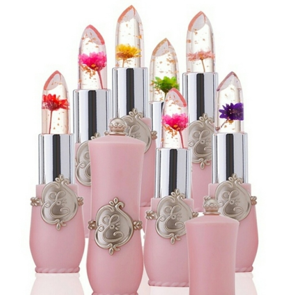 Flower Crystal Jelly Lipstick Magic